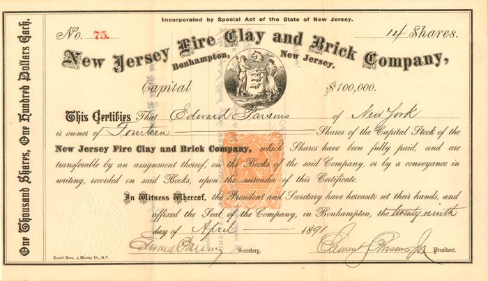 New Jersey Fire Clay and Brick Co.